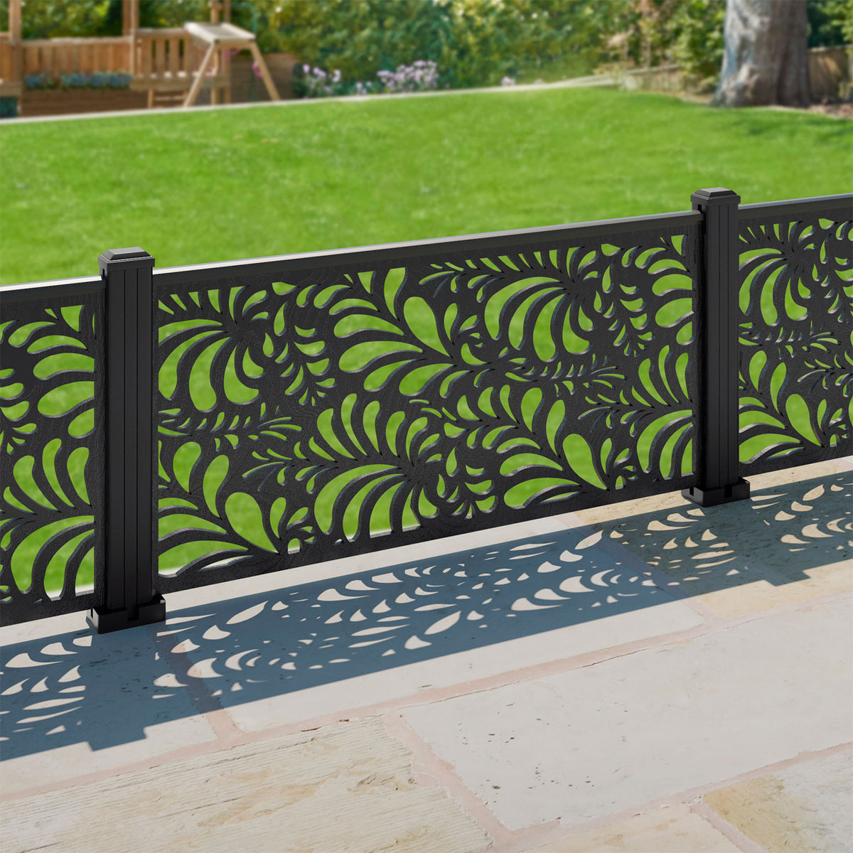 Petal Decorative Fence - 120x60cm - With Our Aluminium Posts – Charles 