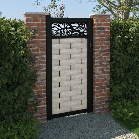 Ripple Botanic Pedestrian Gate - Light Stone