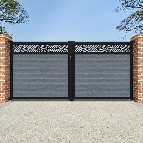 Classic Habitat Straight Top Driveway Gate - Anthracite - Top Screen