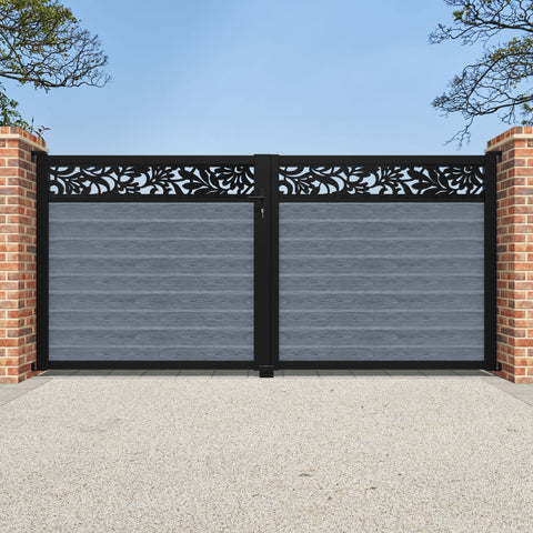 Classic Heritage Straight Top Driveway Gate - Anthracite - Top Screen