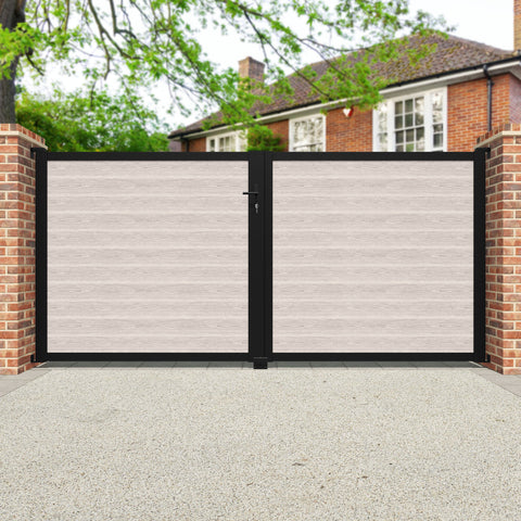 Classic Mid Stone Straight Top Driveway Gate