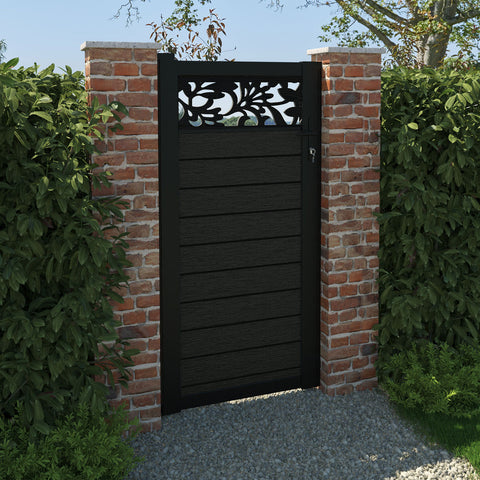 Fusion Heritage Pedestrian Gate - Black