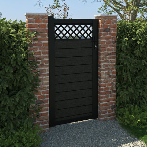 Fusion Hive Pedestrian Gate - Black