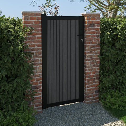 Virtis Pedestrian Gate - Dark Grey