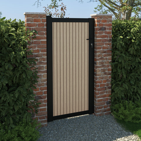 Virtis Pedestrian Gate - Light Oak