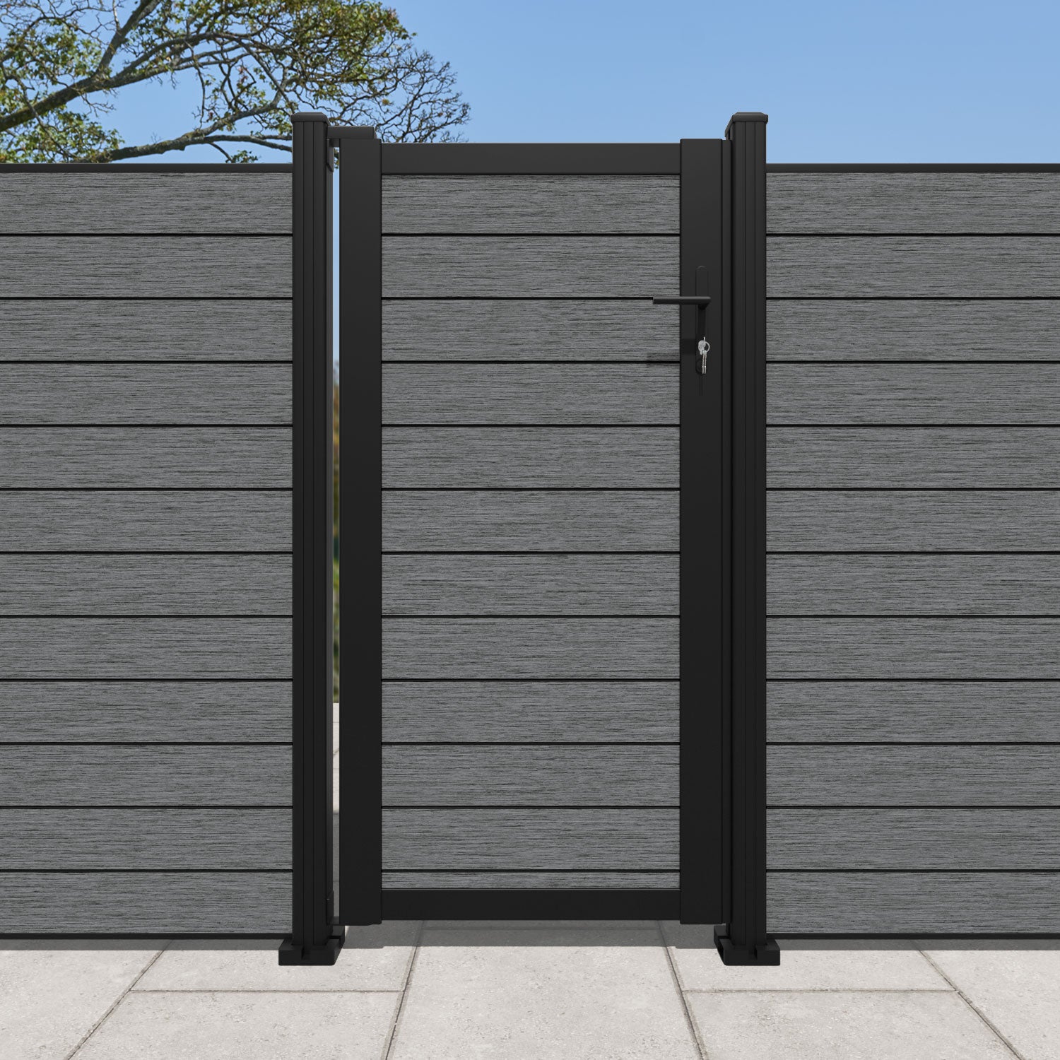 Fusion Pedestrian Gate - Mid Grey – Charles & Ivy