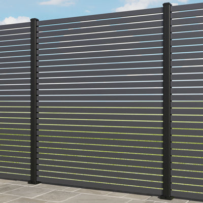 Aria Aluminium Fence Panel - with aluminium posts – Charles & Ivy