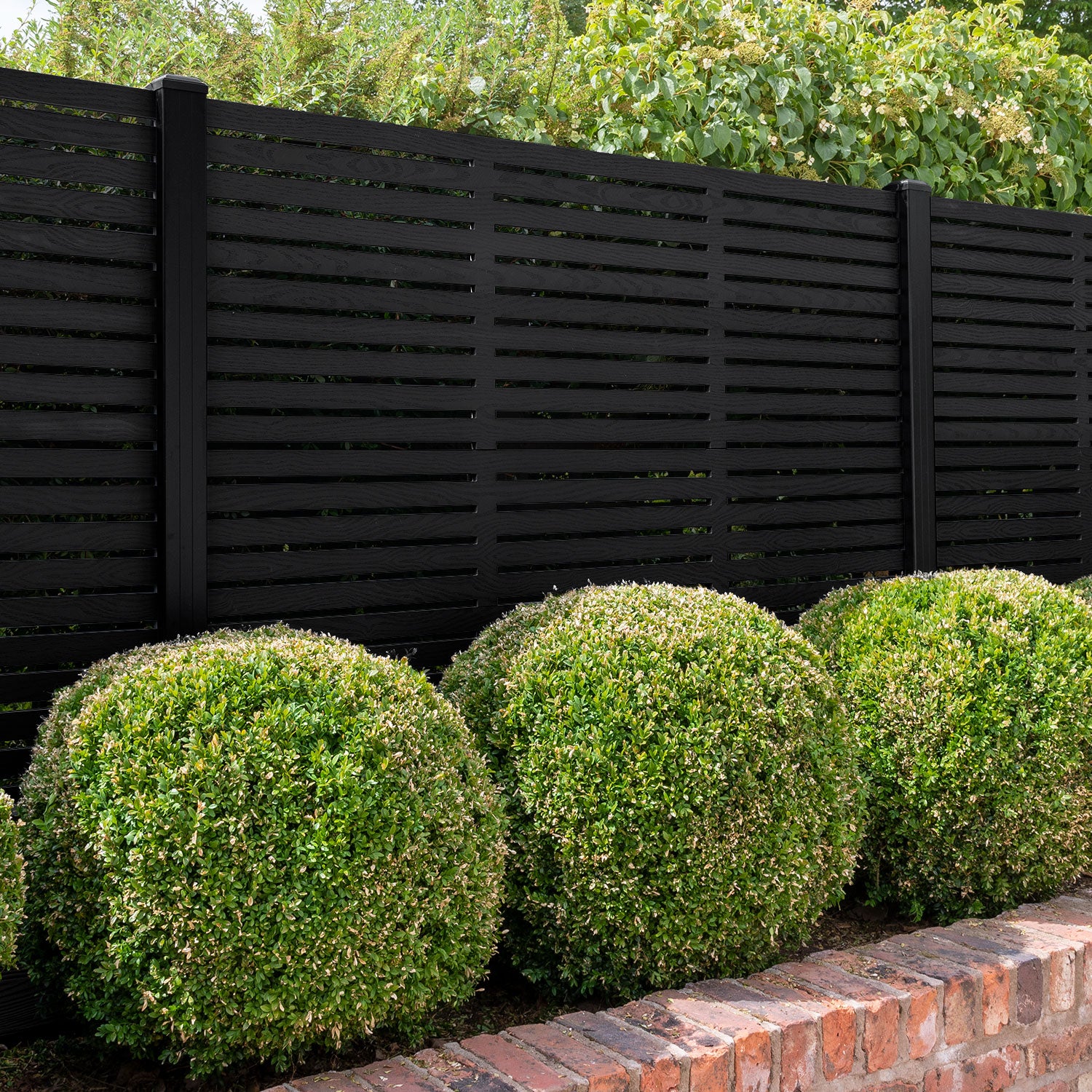 Black fence deals panels